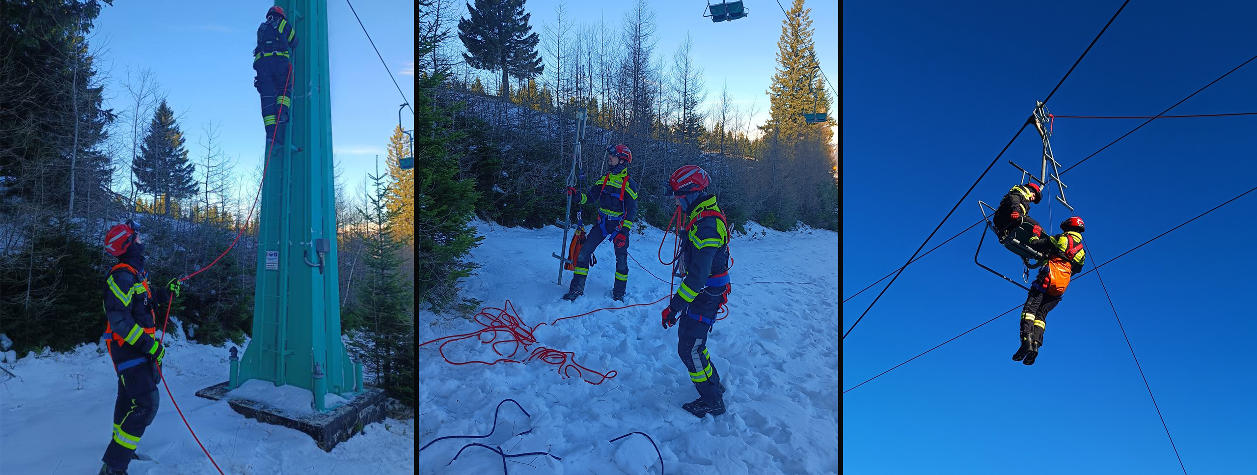 Vaja – Reševanje s sedežnice